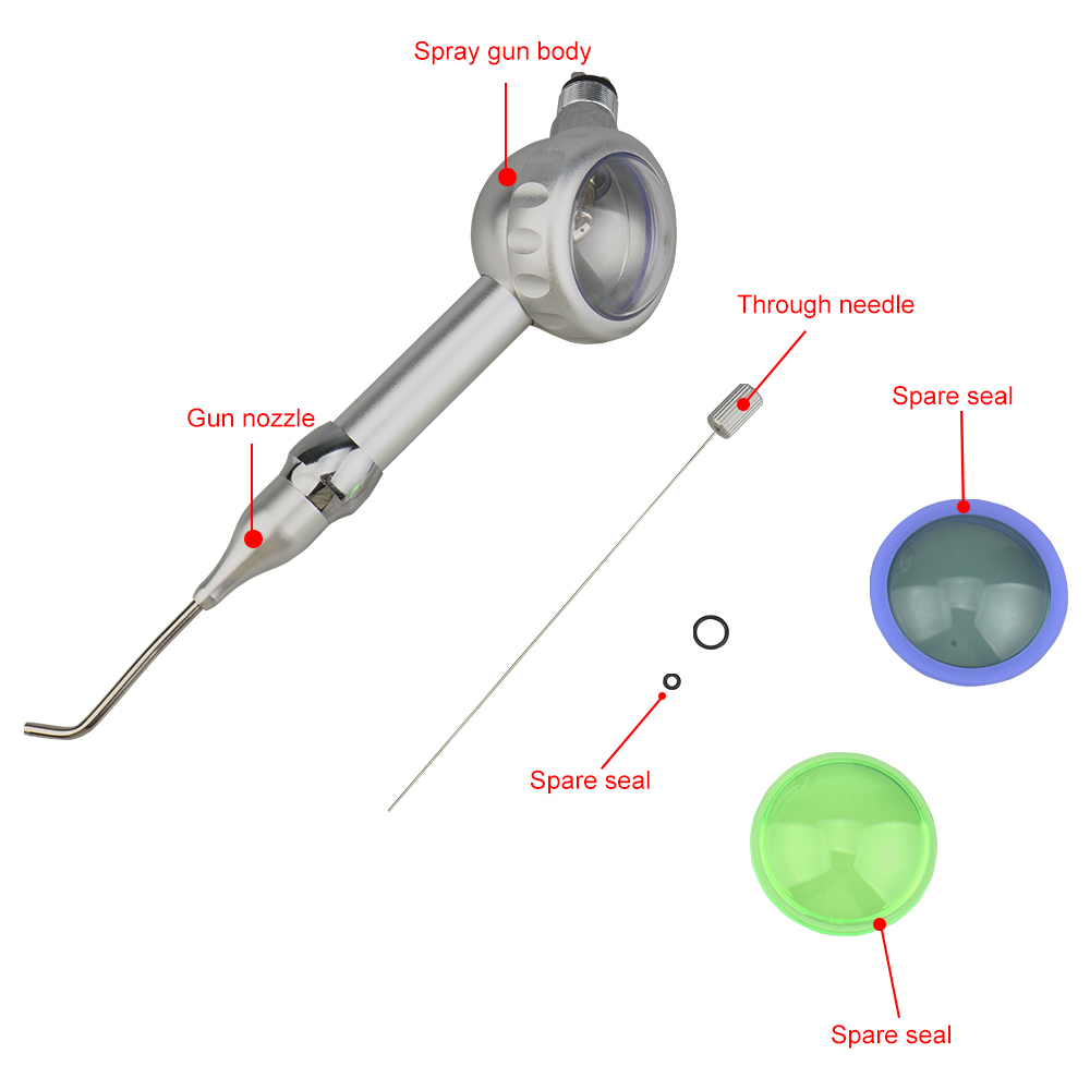 Dental Air Water Polisher Jet  - огляд і ціна Teeth Whitening Gel Syringes