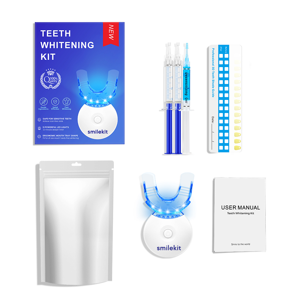 Teeth Whitening Kit - 5X LED L - огляд і ціна Teeth Whitening With Hydrogen Peroxide