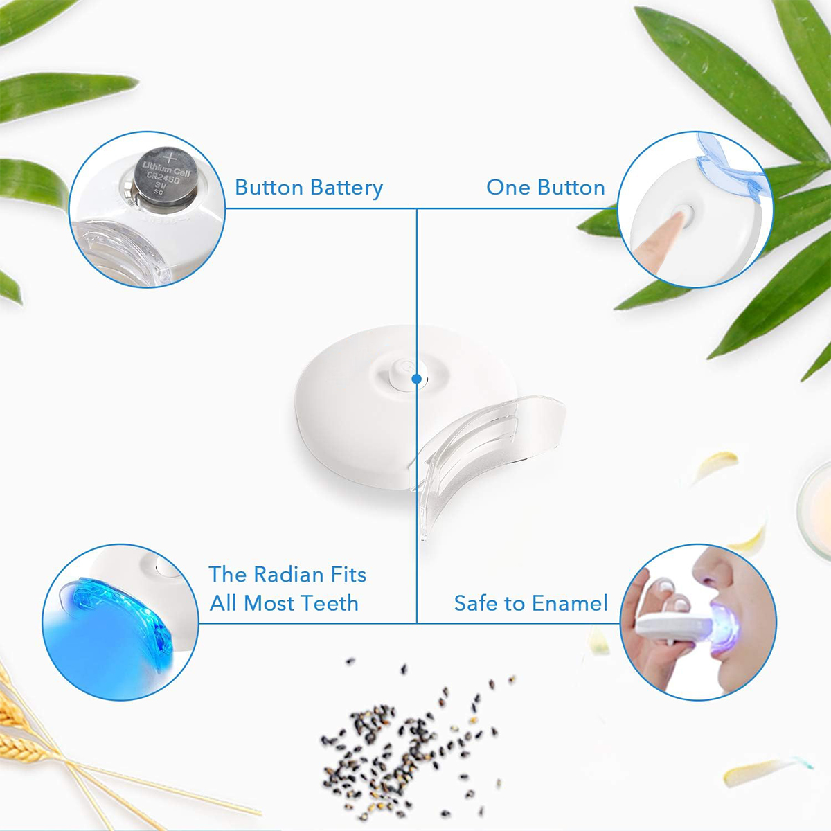 Teeth Whitening Kit - 5X LED L - огляд і ціна Teeth Whitening With Hydrogen Peroxide