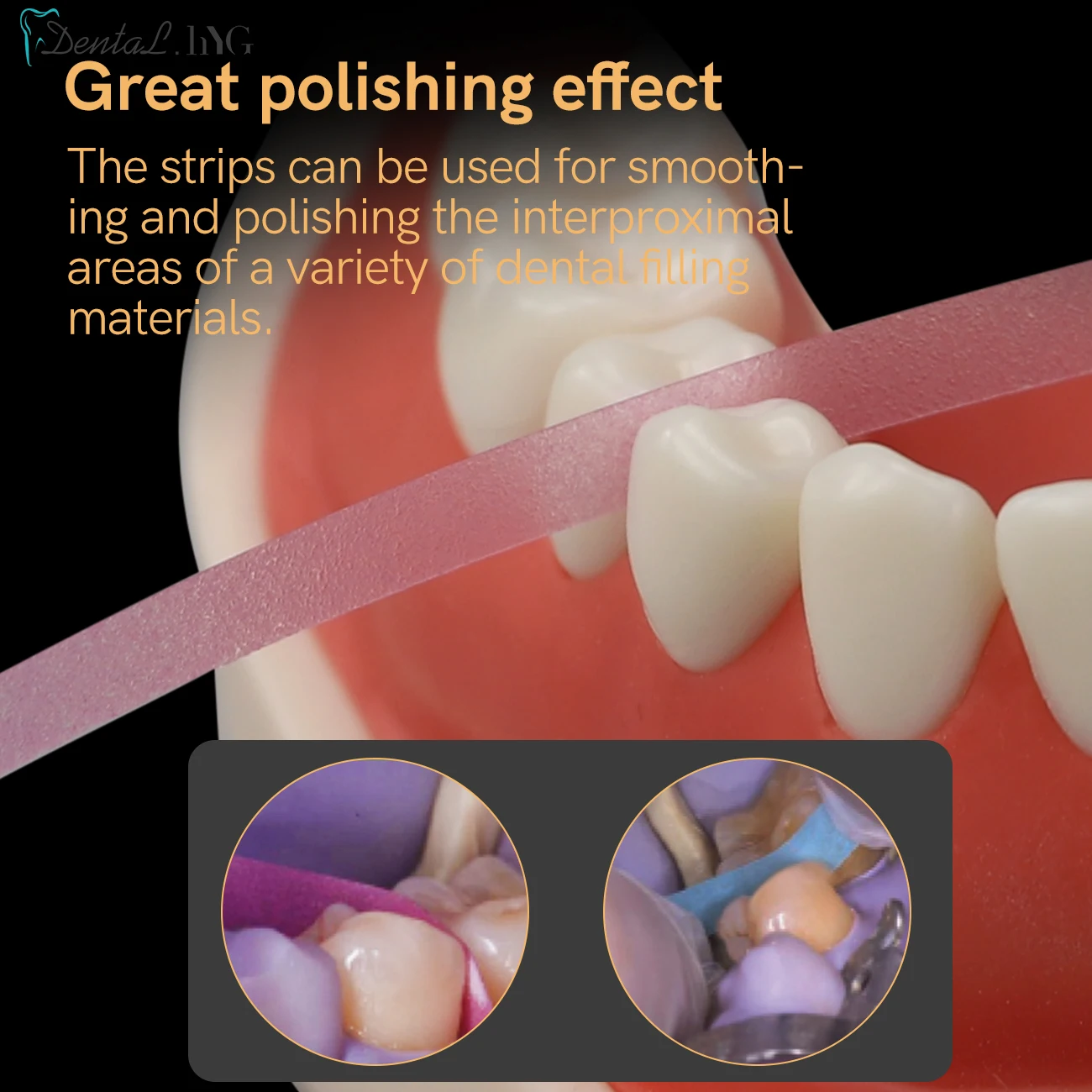 SQDENT Dental Polishing Strip  - огляд і ціна Teeth Whitening Strips