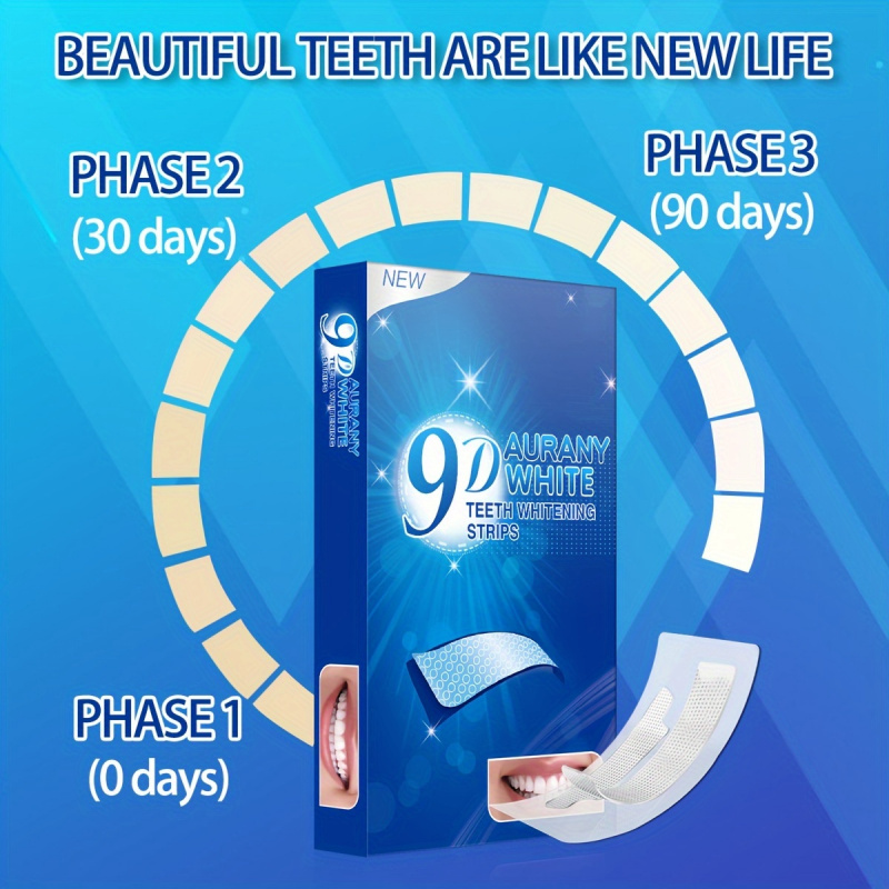 21 Pairs of 9D Aurany White Te - огляд і ціна Teeth Whitening With Hydrogen Peroxide