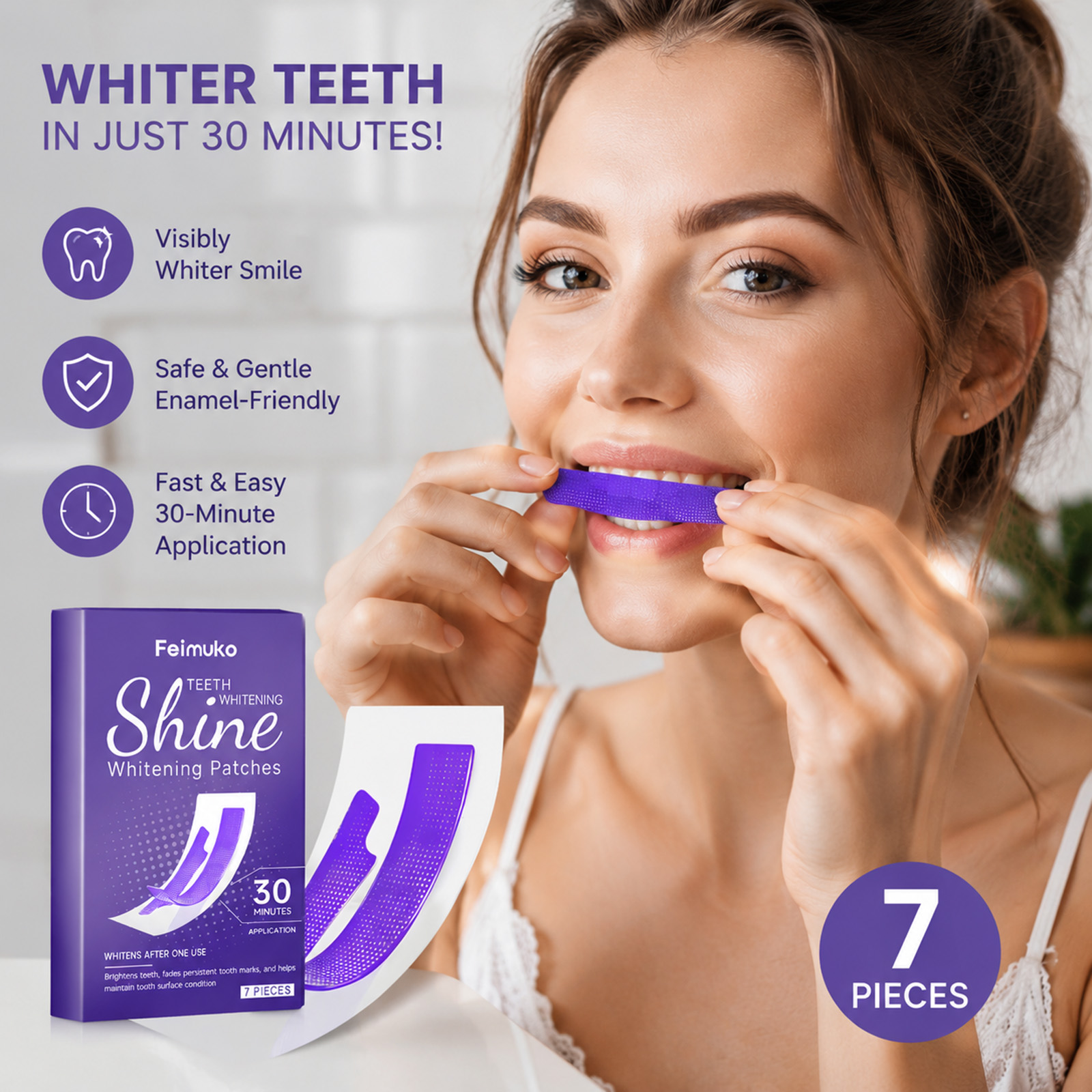 30Mins Teeth Whitening Strips  - огляд і ціна Teeth Whitening Strips