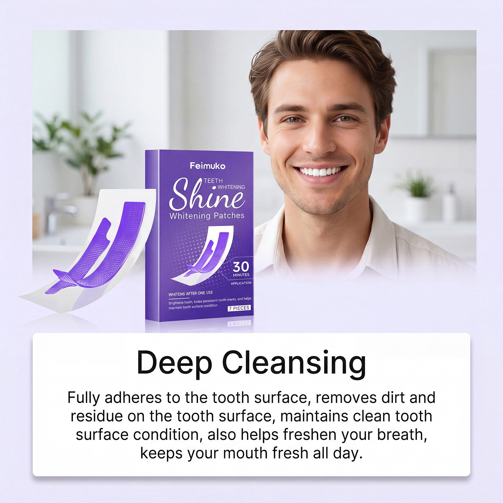 30Mins Teeth Whitening Strips  - огляд і ціна Teeth Whitening Strips