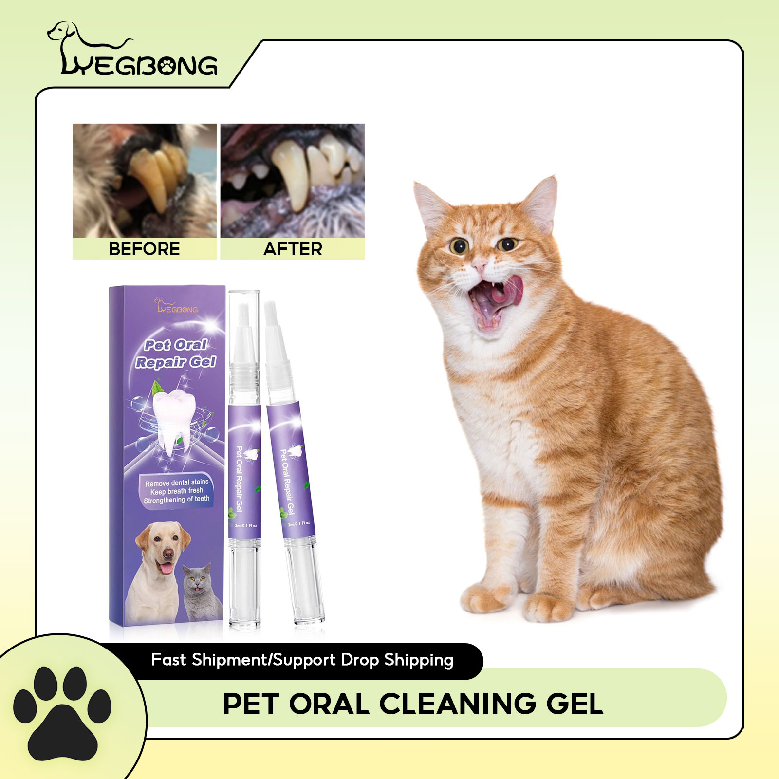 Pet Oral Repair Gel Puppy Tart - огляд і ціна Teeth Whitening With Hydrogen Peroxide