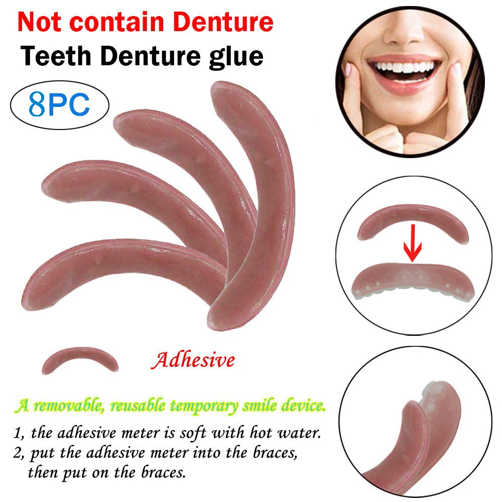 4/8 Pcs Whitening Braces Adhes - огляд і ціна Teeth Whitening Strips