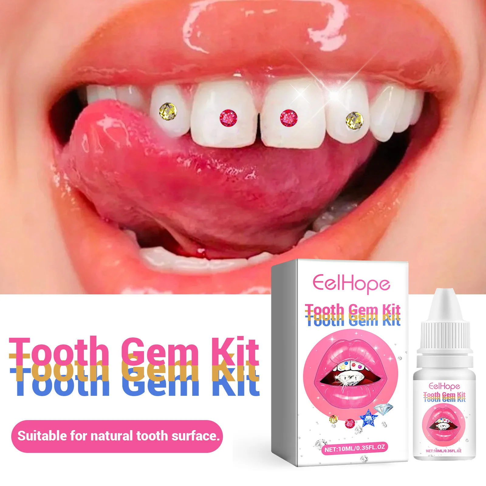 Tooth Jewelry Kit DIY Clear Pr - огляд і ціна Teeth Whitening Free