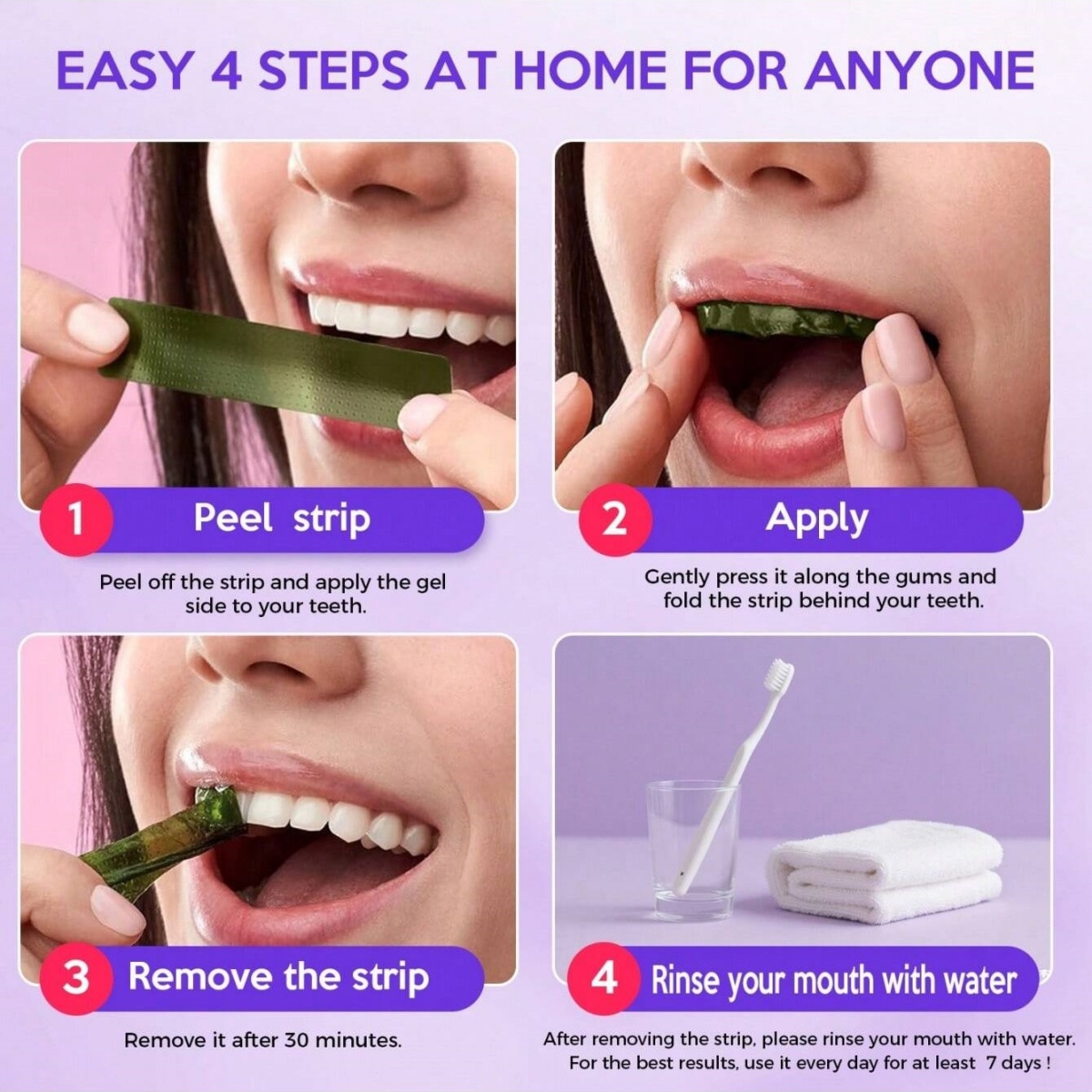 Deluxe Whitening Teeth Sticker - огляд і ціна Teeth Whitening With Hydrogen Peroxide