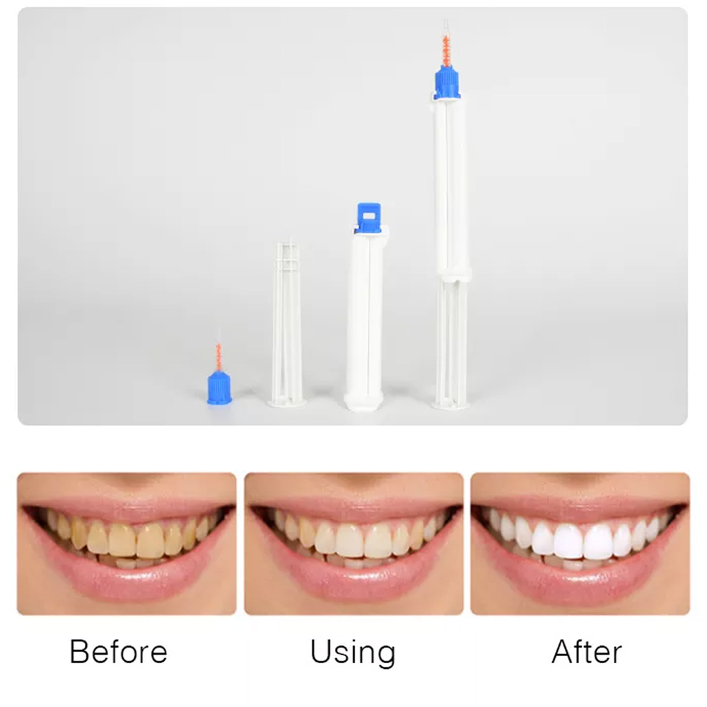 10 /5/2pcs Dental Dual Barrel  - огляд і ціна Teeth Whitening Gel Syringes