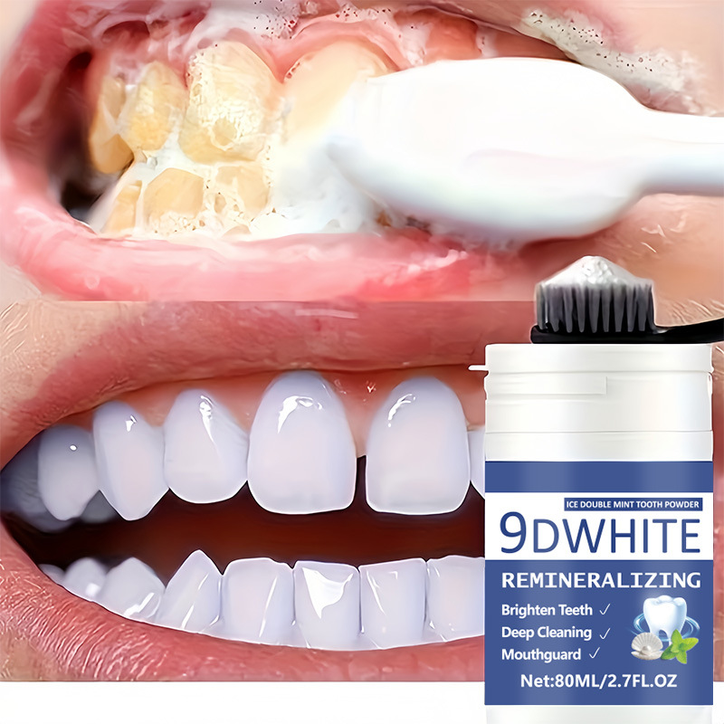 9D Purple Teeth Whitening Powd - огляд і ціна Teeth Whitening Free