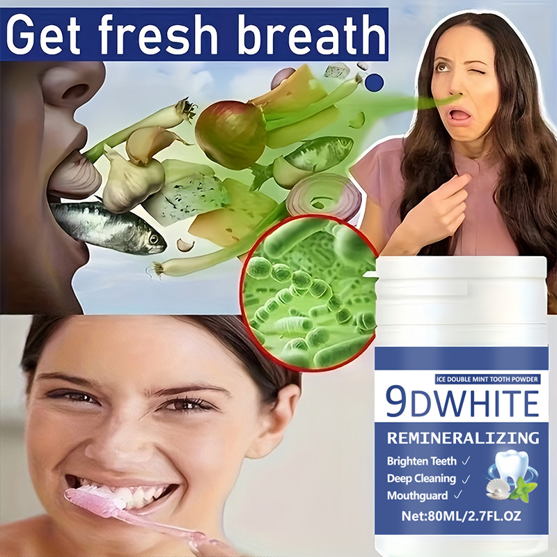 9D Purple Teeth Whitening Powd - огляд і ціна Teeth Whitening Free