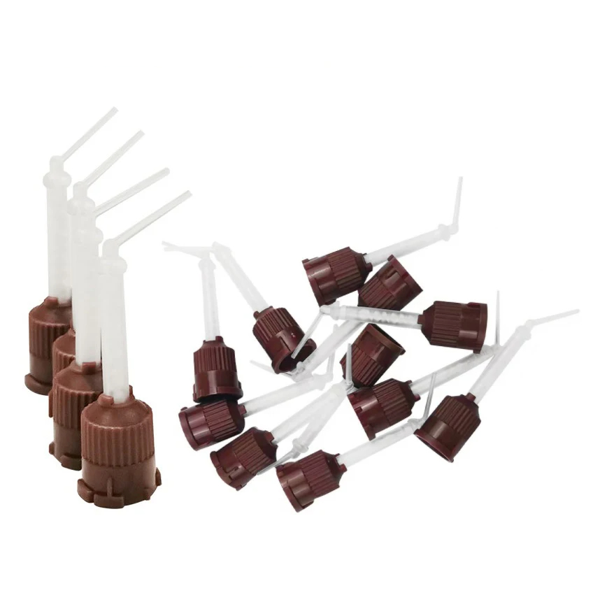 100pcs Brown Mixing Tips Denta - огляд і ціна Teeth Whitening Gel Syringes