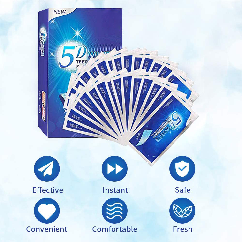 5D White Teeth Whitening Strip - огляд і ціна Teeth Whitening With Hydrogen Peroxide