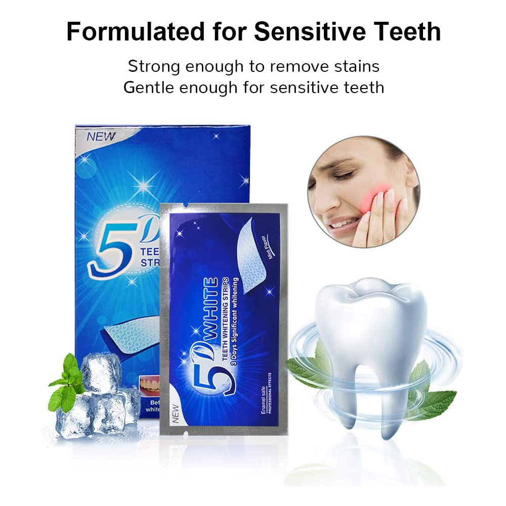 5D White Teeth Whitening Strip - огляд і ціна Teeth Whitening With Hydrogen Peroxide